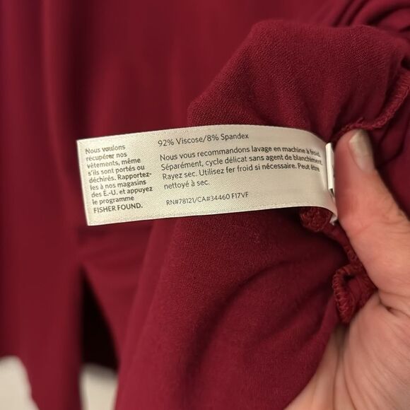 Eileen Fisher Women’s long sleeve crew neck viscose stretch top blouse tunic Med - Picture 7 of 9